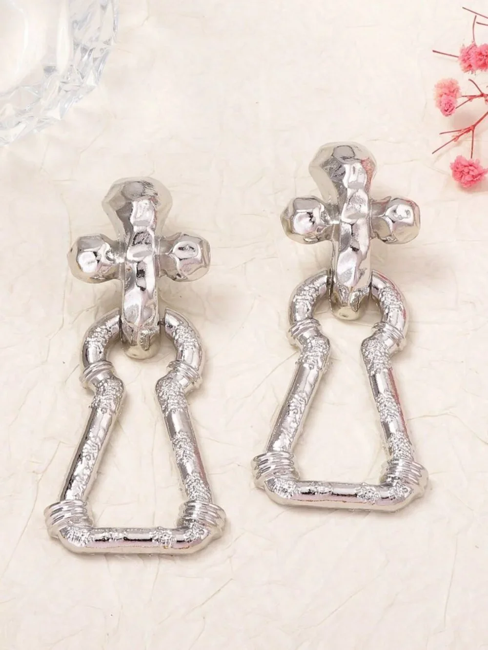 Gold or silver  Women's Luxury Geometric Exaggerated Earrings,